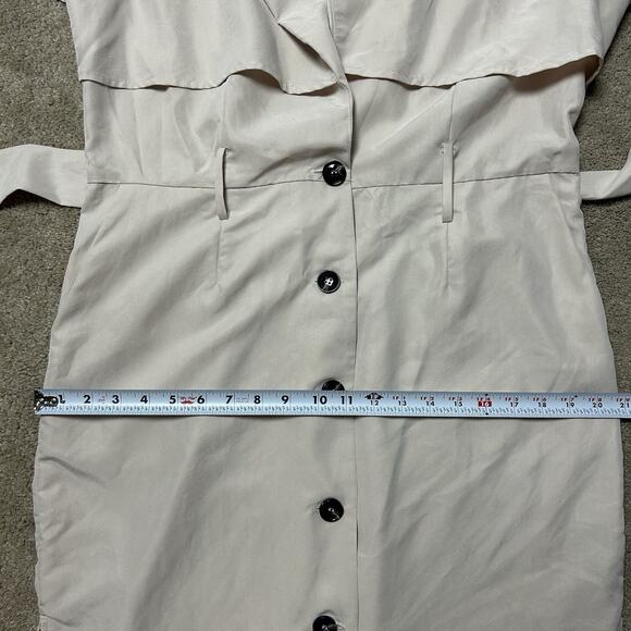 NWT Gibsonlook Women’s Modal Blend Trench Coat Size M Soft Lightweight Belted - Picture 9 of 12